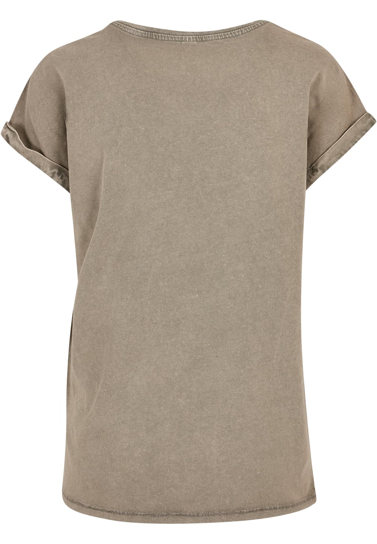 Ladies Acid Washed Extended Shoulder Tee - workoutbrands.com