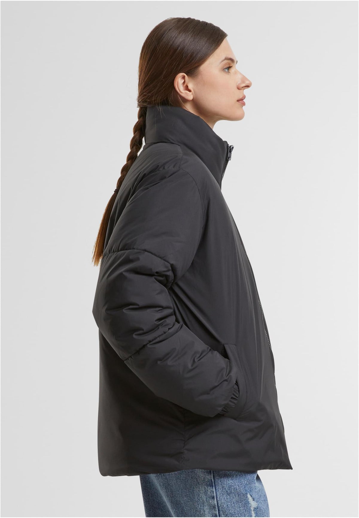 Ladies Loose Puffer Jacket - workoutbrands.com