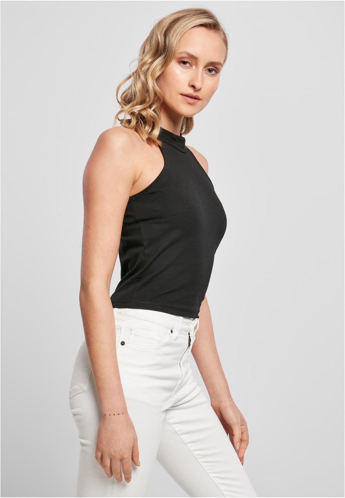 Ladies Turtleneck Short Top - workoutbrands.com
