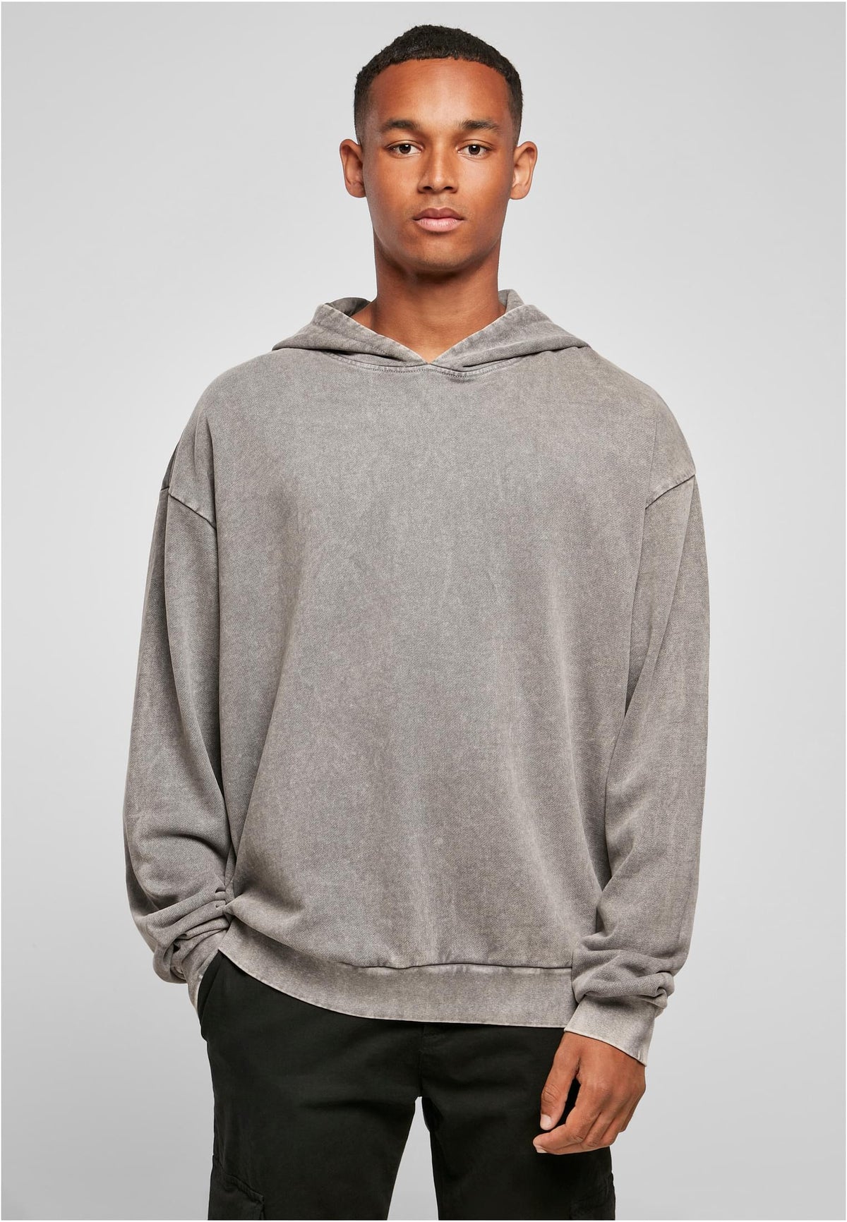 Acid Washed Oversized Hoody - workoutbrands.com