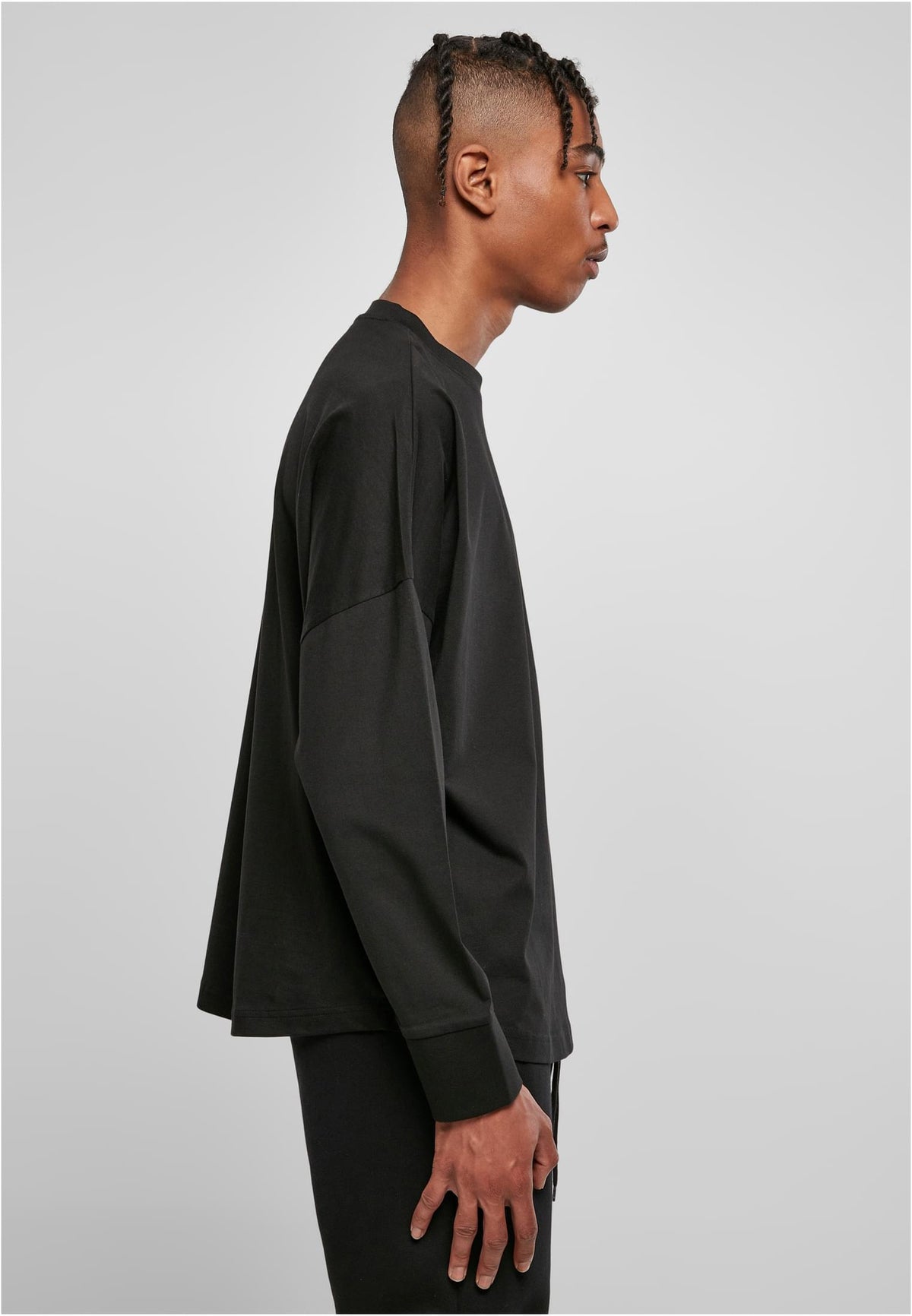 Oversized Cut On Sleeve Longsleeve - workoutbrands.com