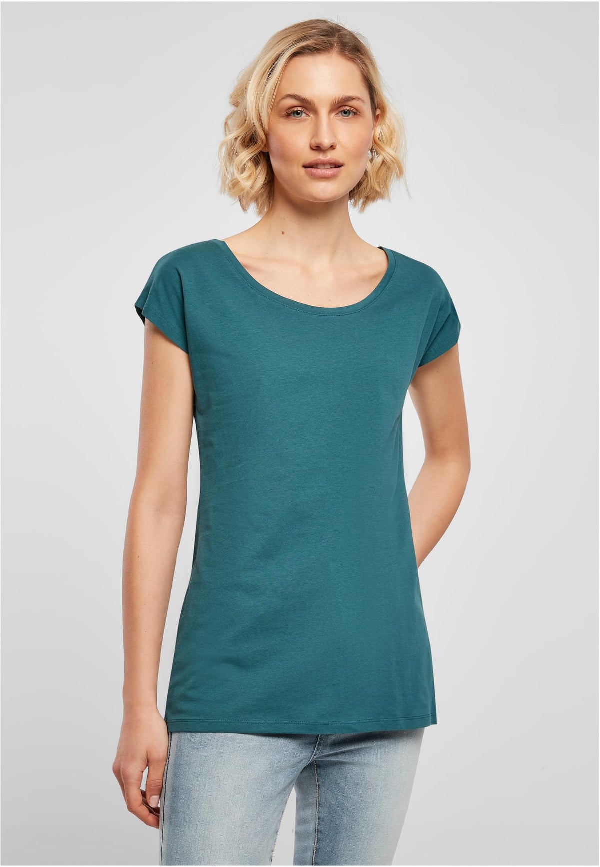 Ladies Wide Neck Tee - workoutbrands.com