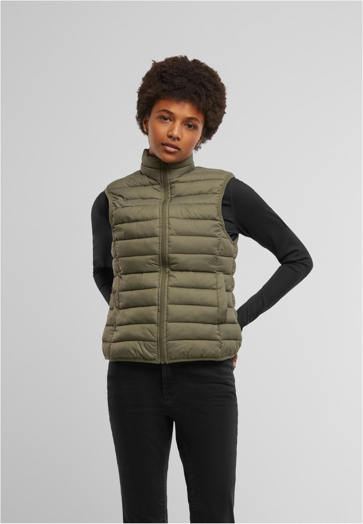 Ladies Light Puffer Vest - workoutbrands.com