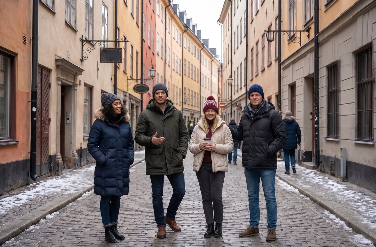 Vattentåliga kläder för höst och vinter – jackor, stövlar och lager på lager