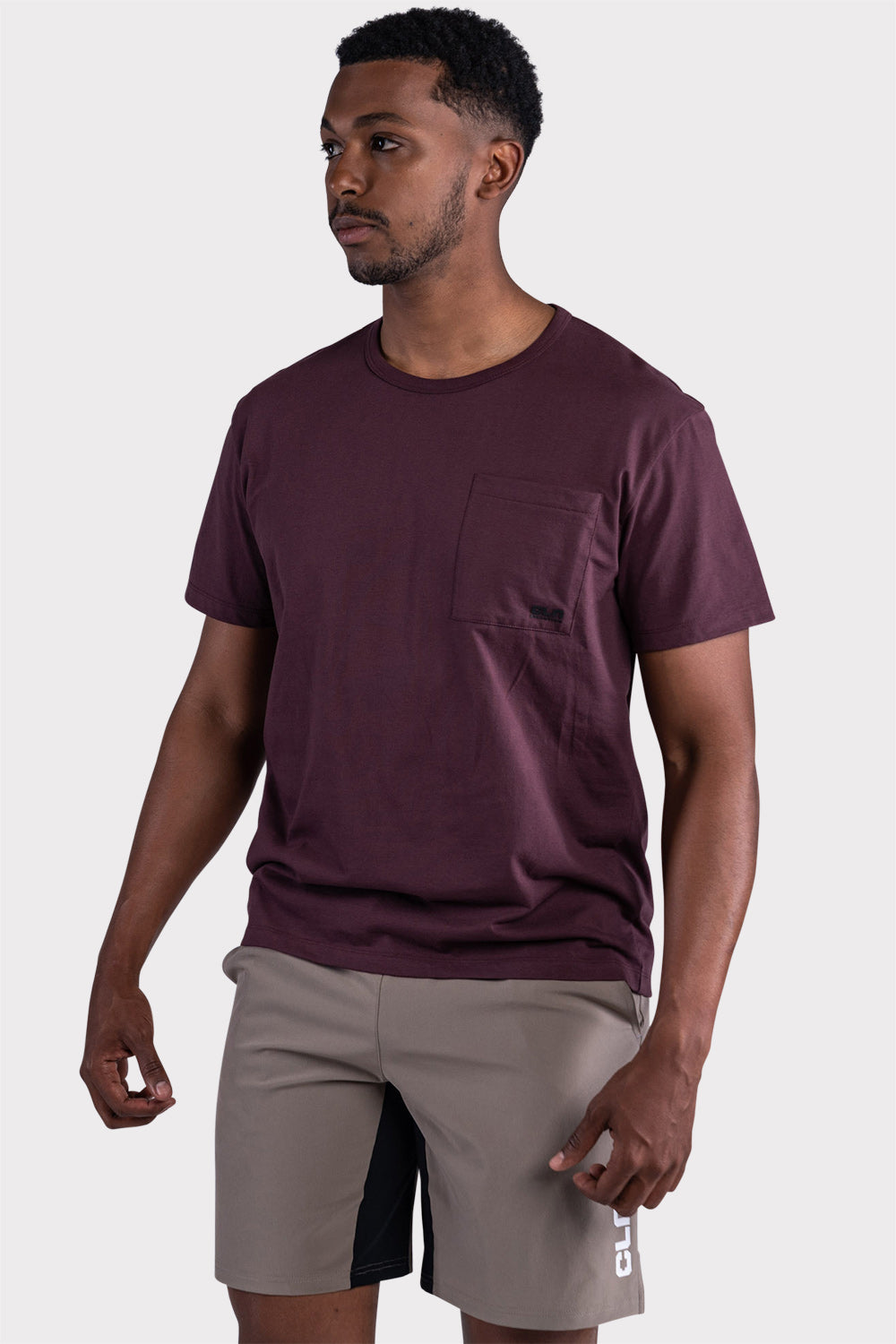 CLN Rick T-Shirt - Mørk vinrød  