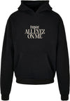 2Pac All Eyez on me Tracklist Ultra Heavy Oversize Hoodie czarny XXL