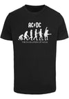 ACDC - Evolution Of Rock T-Shirt flaskegrøn XXL