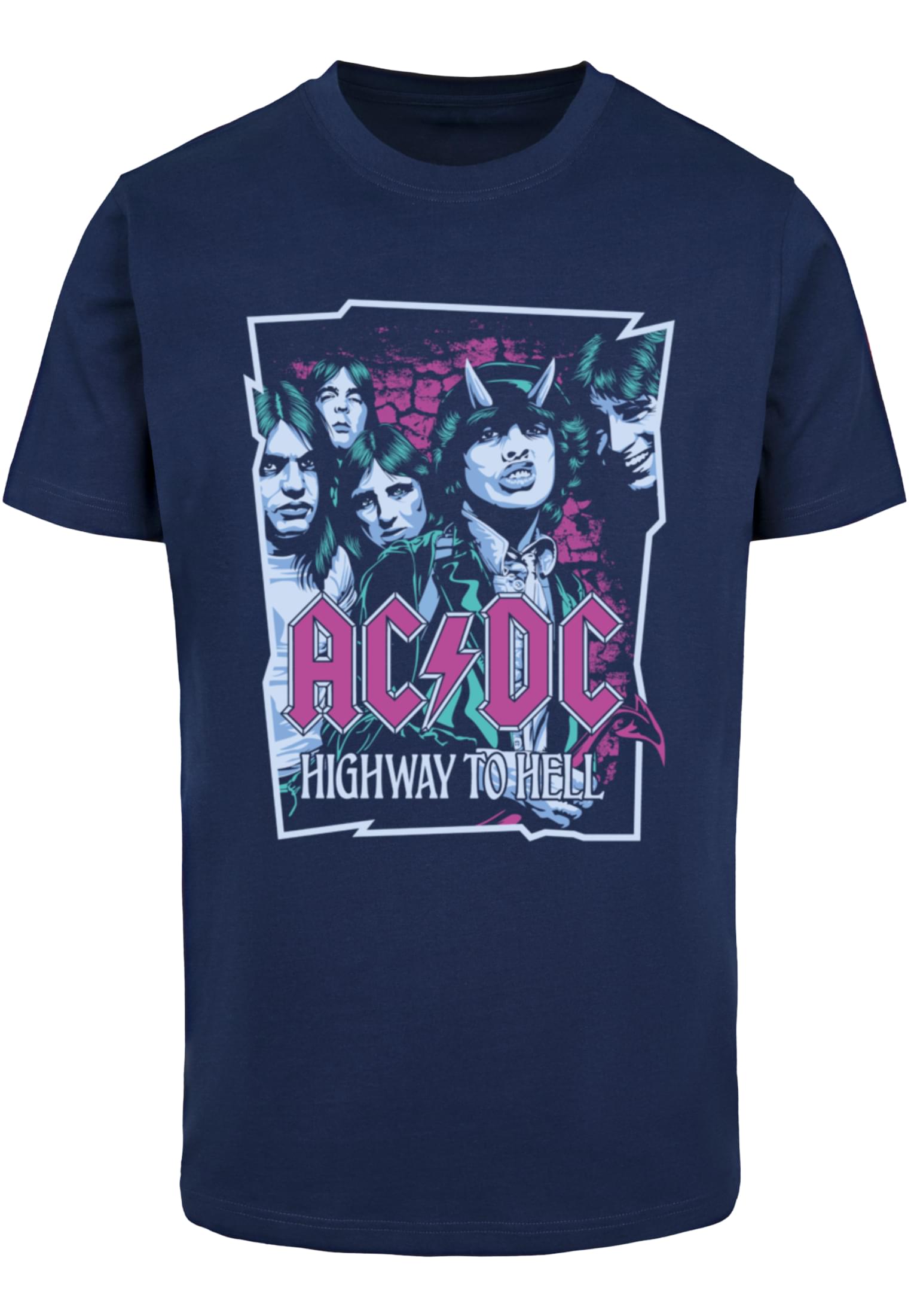 ACDC - Higway to Hell T-Shirt light navy XXL - workoutbrands.com