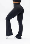 A AURA Flared Tights - Black