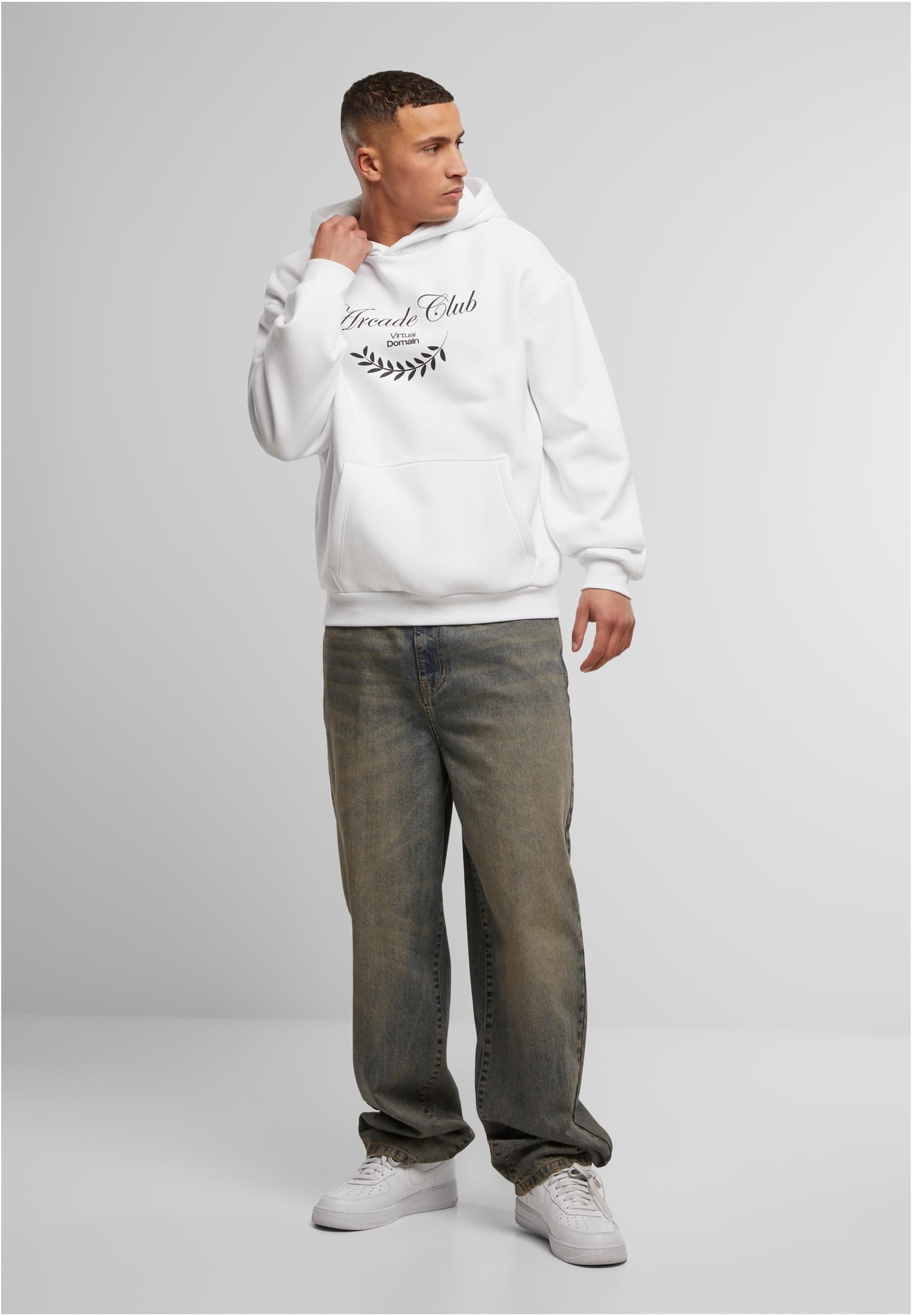 Arcade Club Fluffy Hoody white XXL - workoutbrands.com