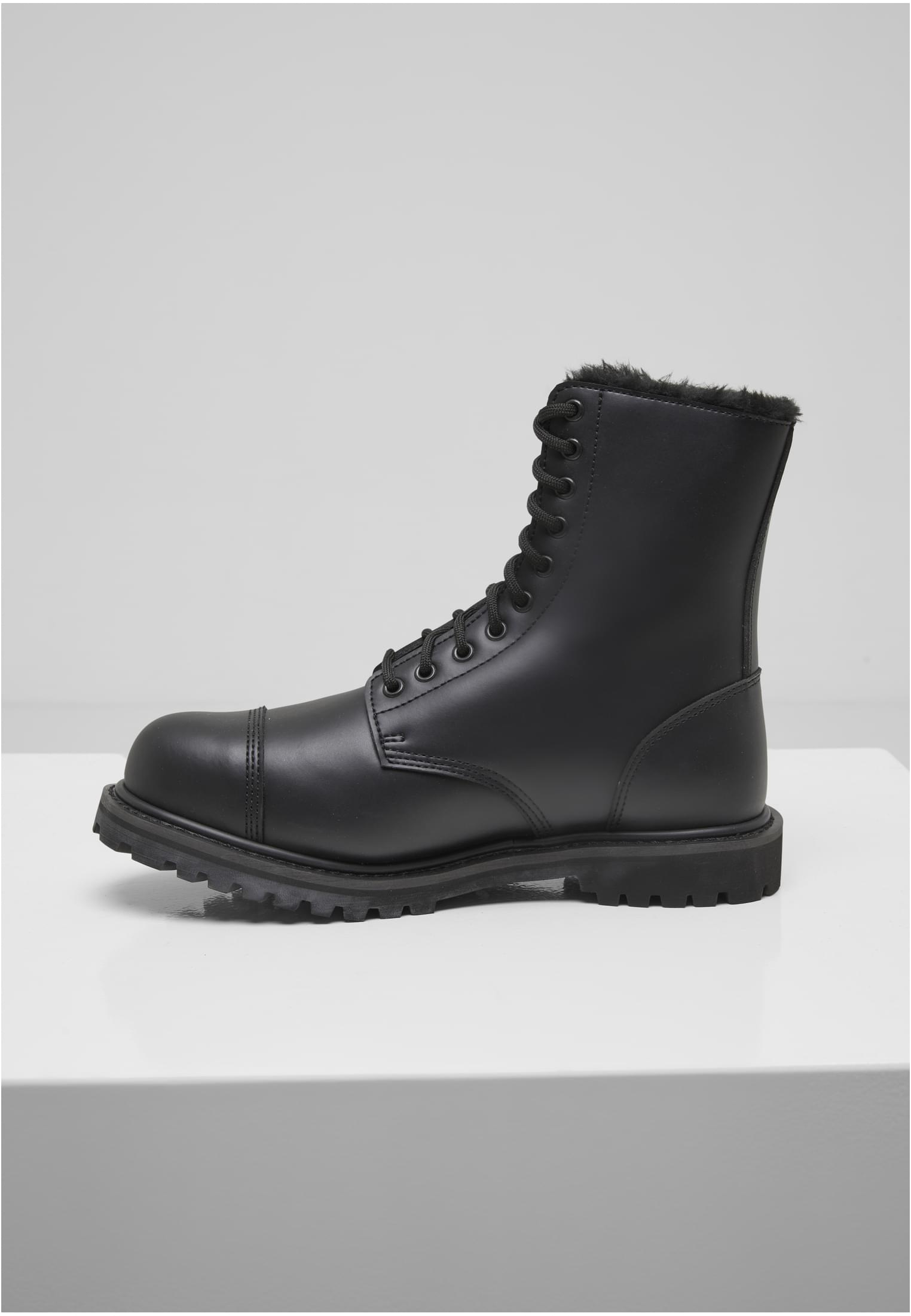 B Phantom Fur Liner 10 Eyelet Boots