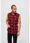 Chemise à carreaux B sans manches
