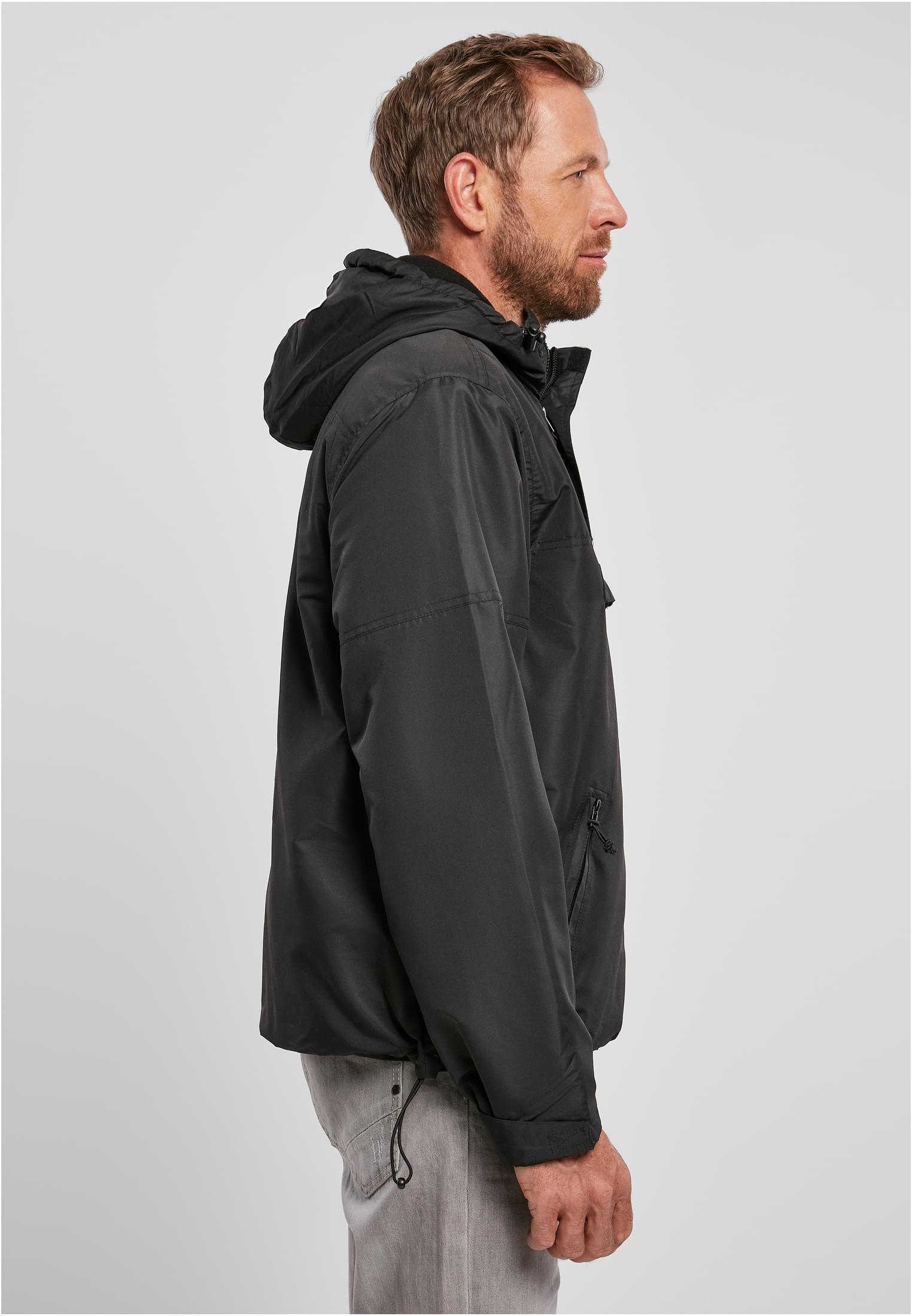 B Fleece Pull Over Windbreaker - workoutbrands.com