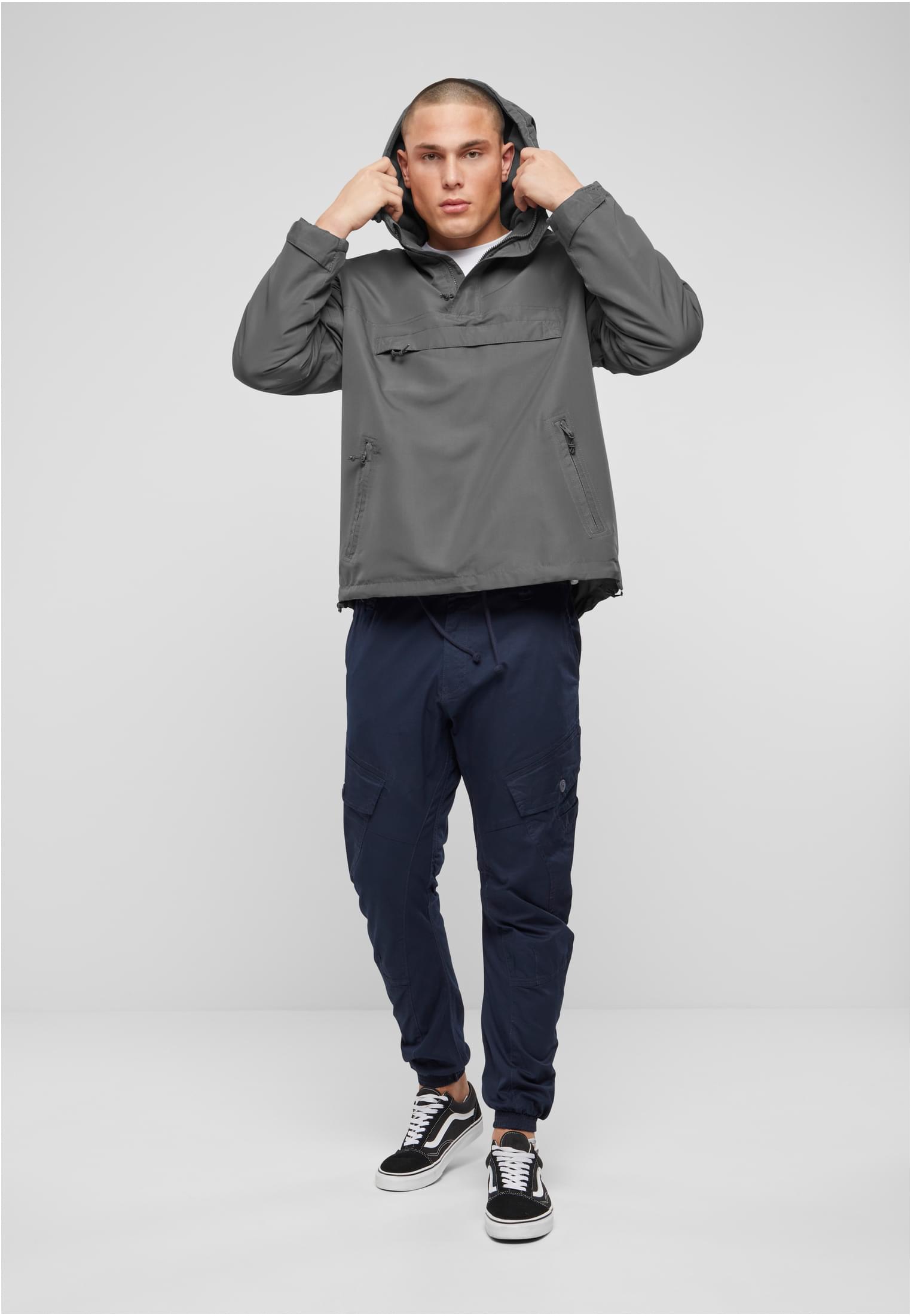 B Fleece Pull Over Windbreaker - workoutbrands.com