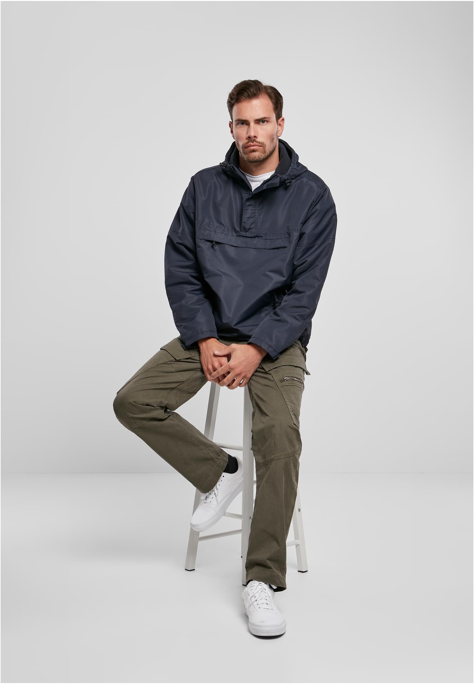 B Fleece Pull Over Windbreaker - workoutbrands.com