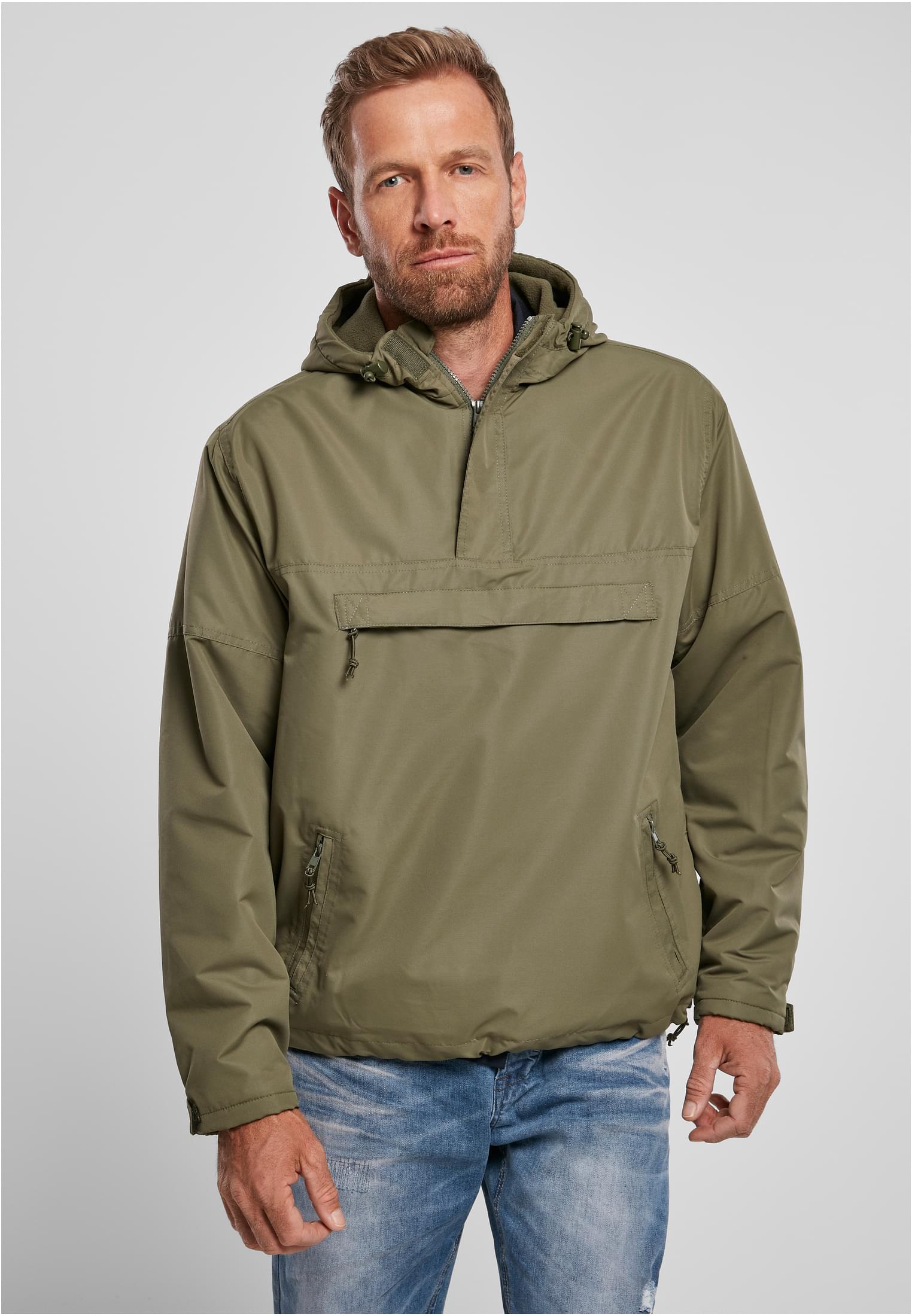 B Fleece Pull Over Windbreaker - workoutbrands.com