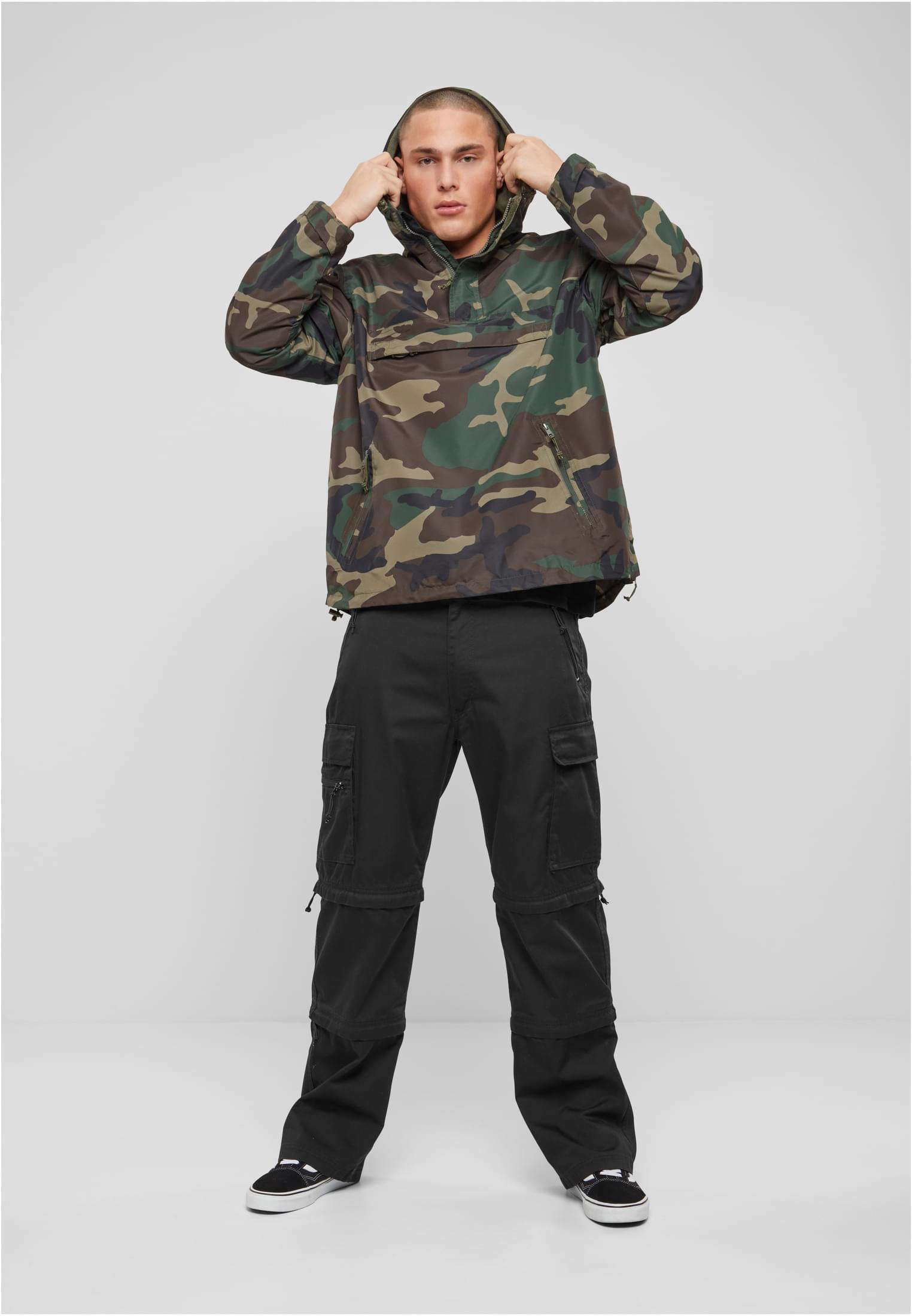 B Fleece Pull Over Windbreaker - workoutbrands.com