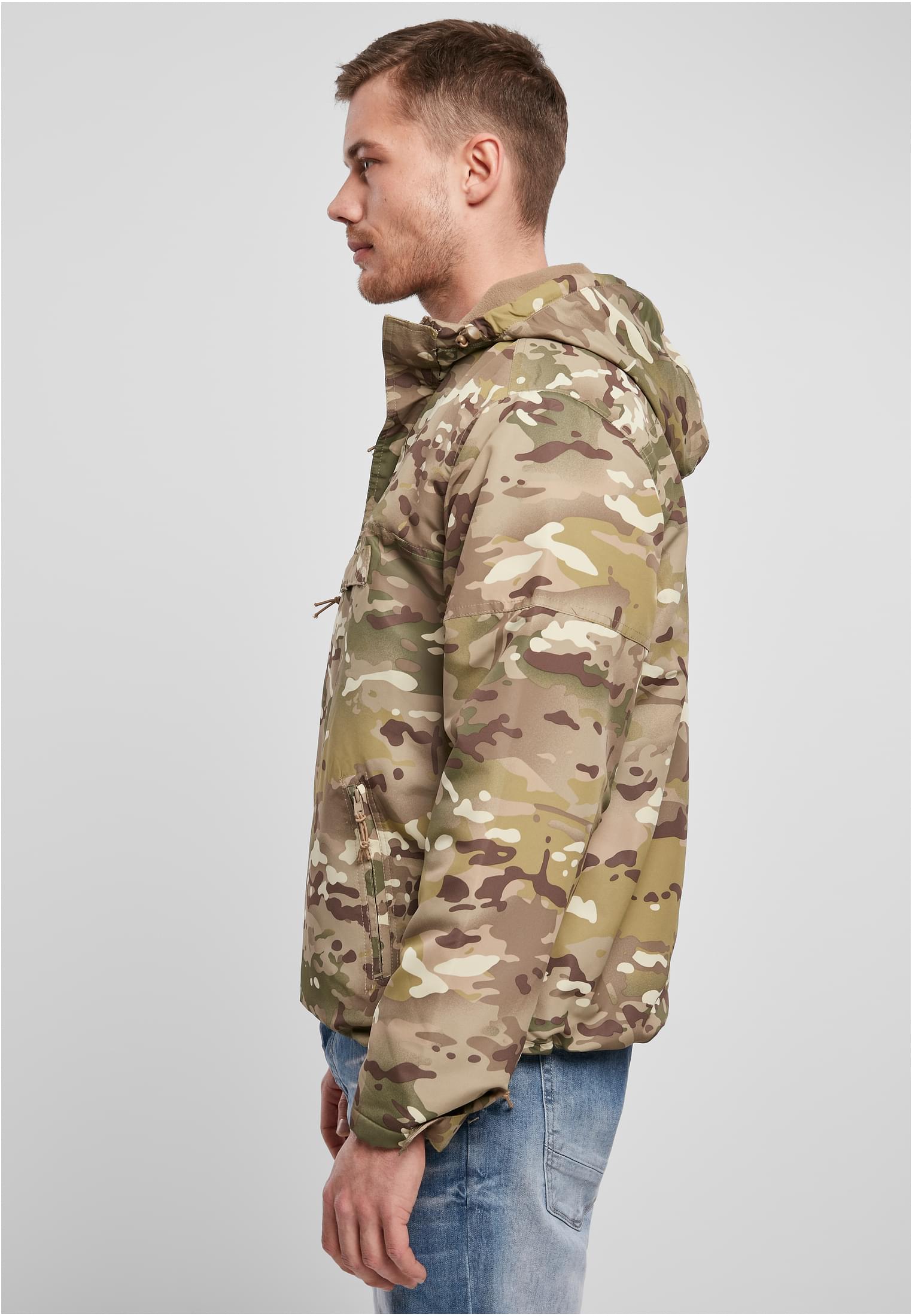 B Fleece Pull Over Windbreaker - workoutbrands.com