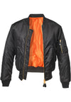 B MA1 Bomber Jacket BLACK 3XL