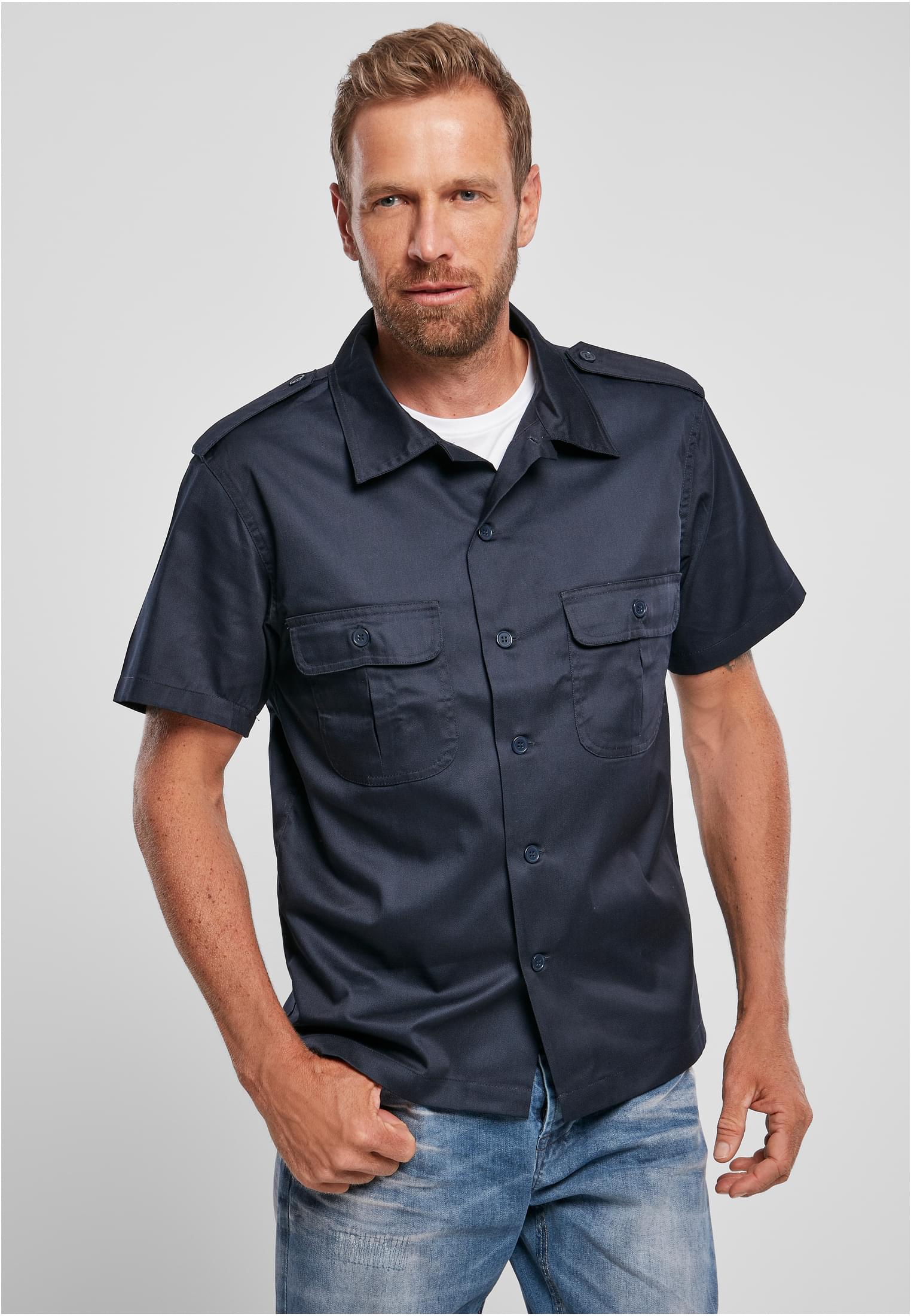 B Short Sleeves US Shirt - workoutbrands.com