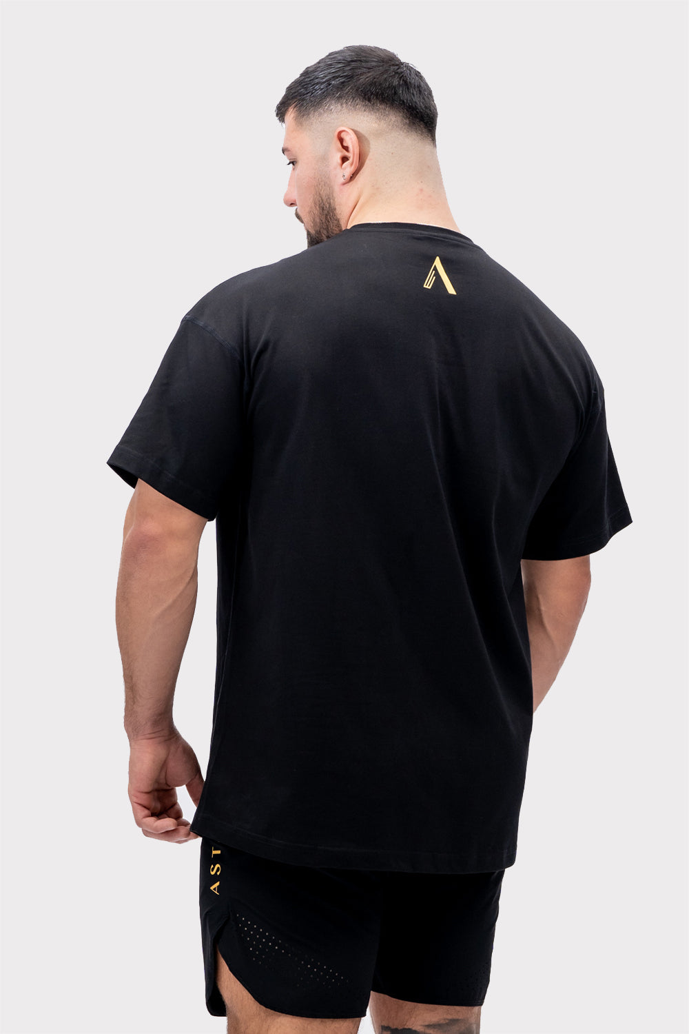 A AMPIO Oversize T-Shirt – čierne