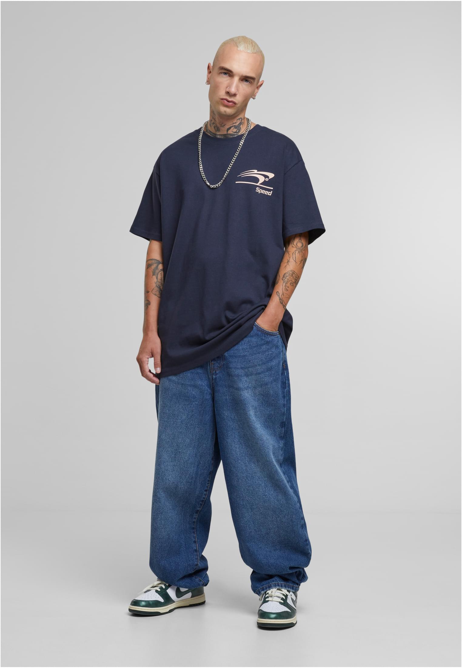 Buenos Aires Oversize Tee navy XXL - workoutbrands.com