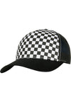Boné Trucker Checkerboard Snapback tamanho único