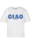 Camiseta Ciao Ragazze blanca XXL