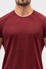 A CODE T-Shirt – Burgundy