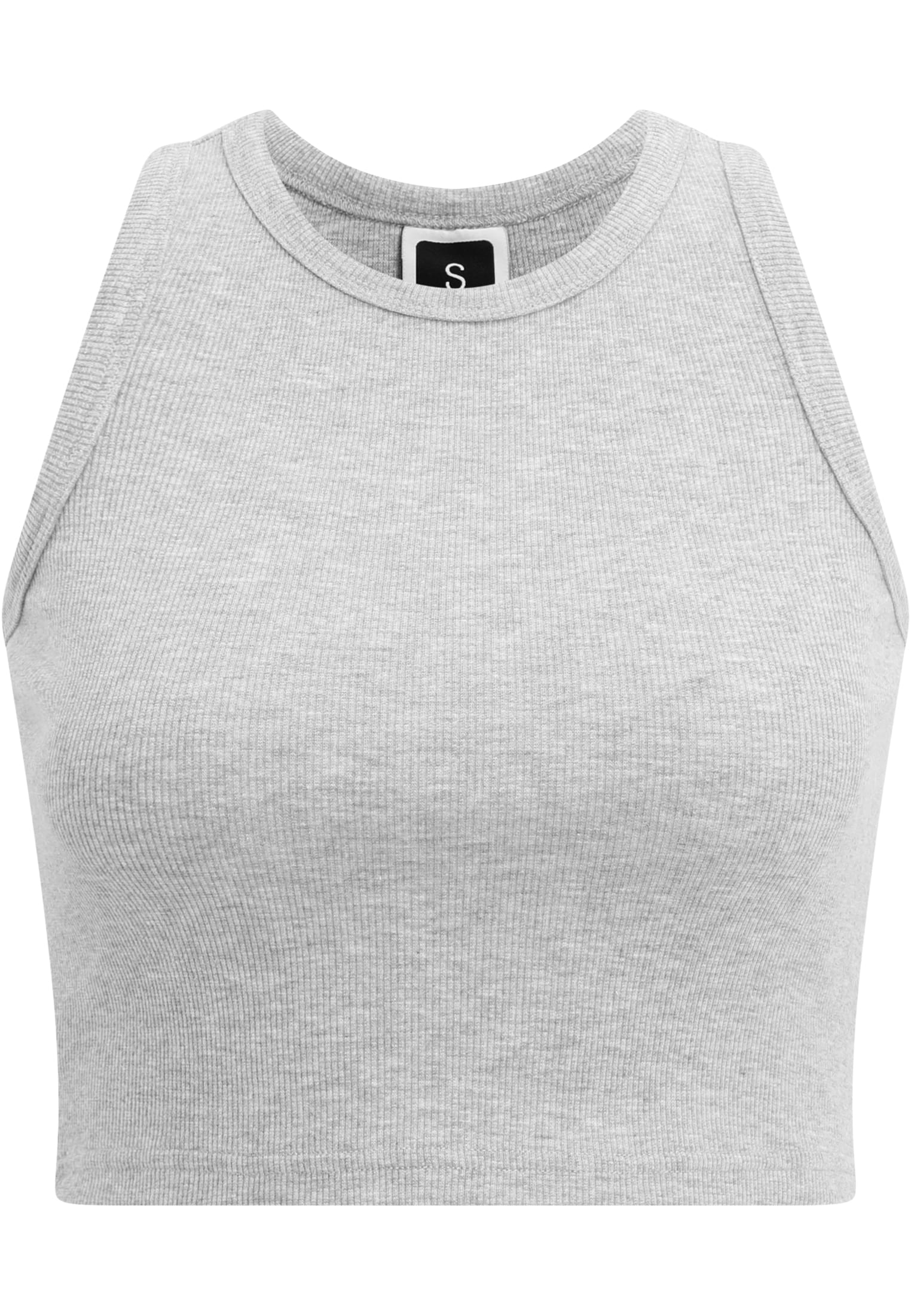 DEF Inga Ribbed Tanktop grey XS - workoutbrands.com