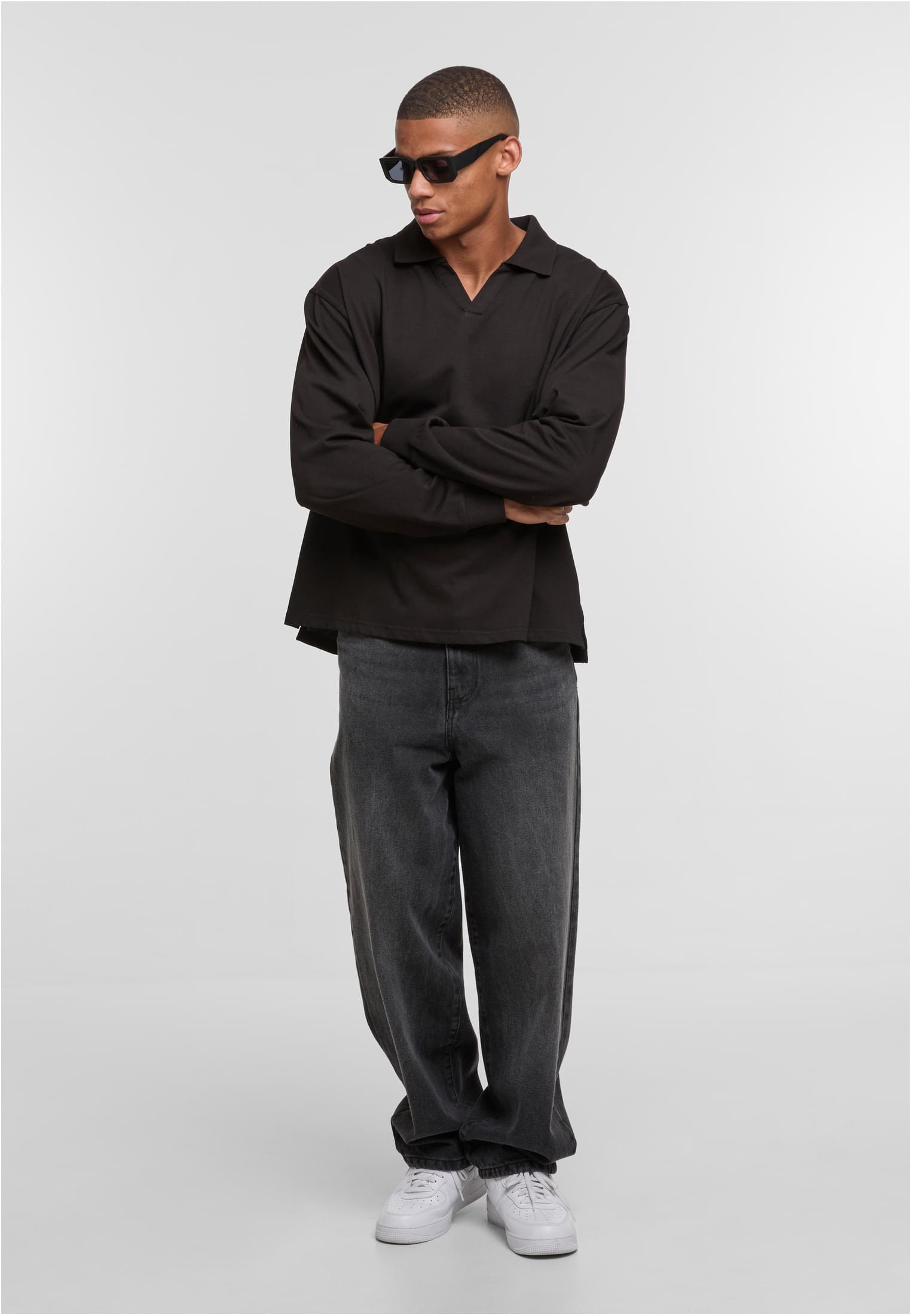 DEF Collar Longsleeve Polo