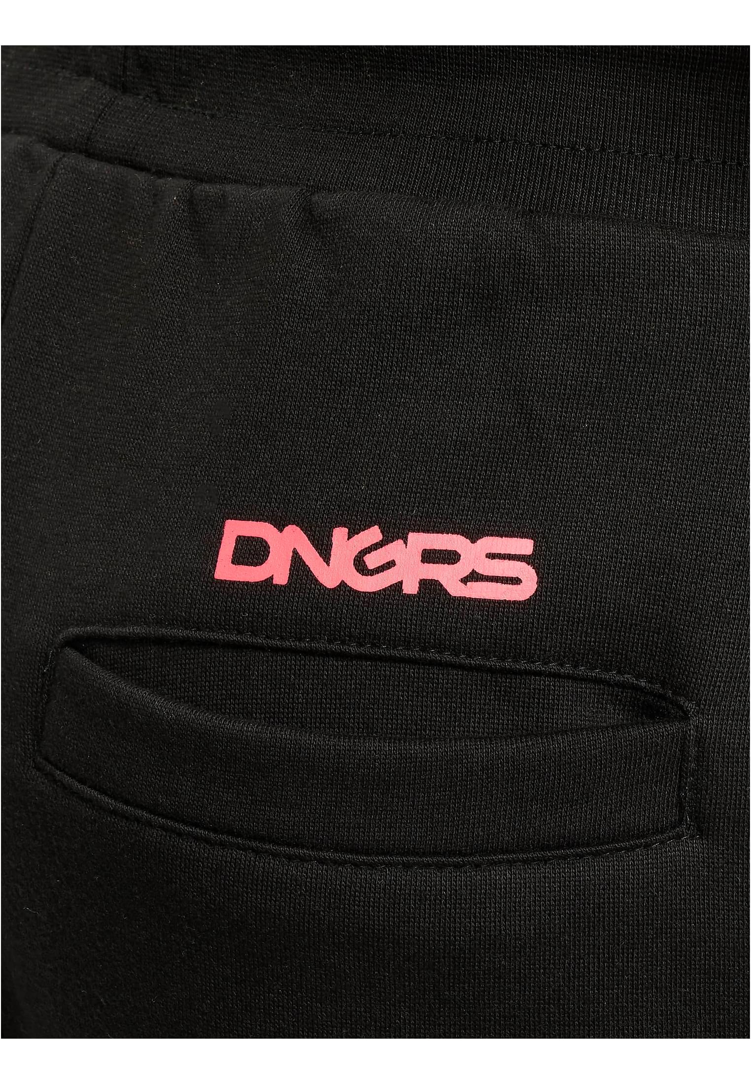 DNGRS Hyena Sweatpants black/pink XS - workoutbrands.com