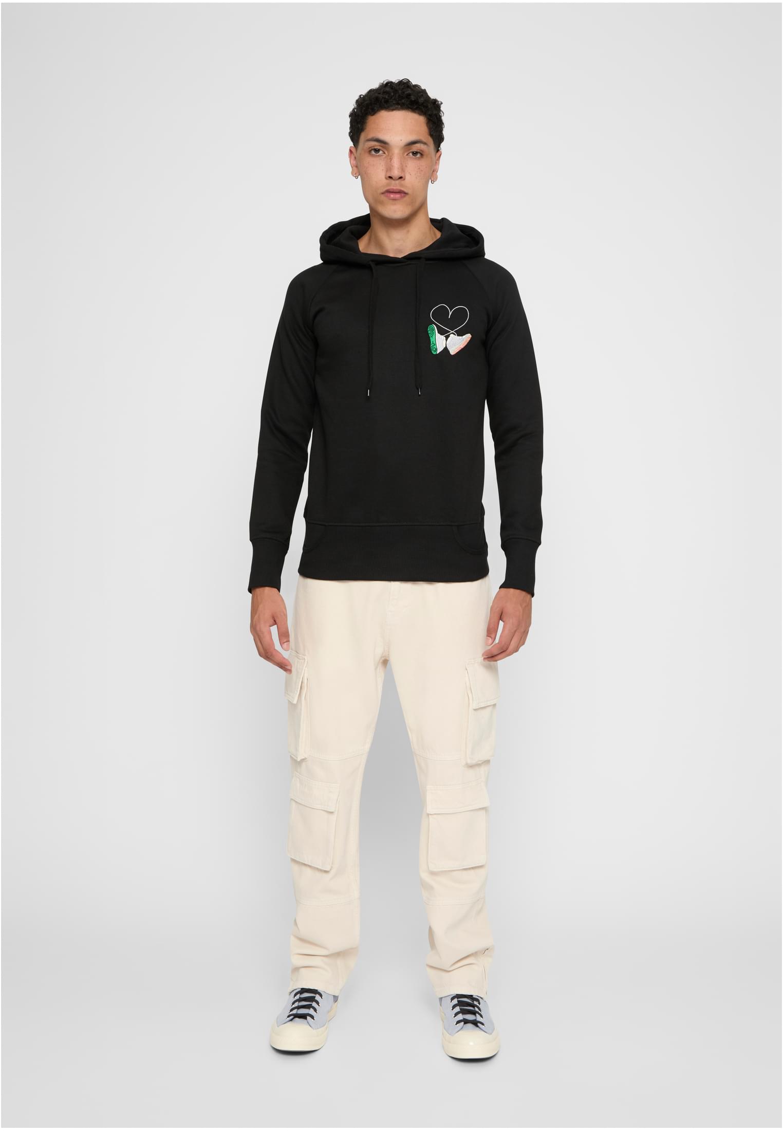 Damen Ladies Kicks Love EMB Hoody grey XS - workoutbrands.com