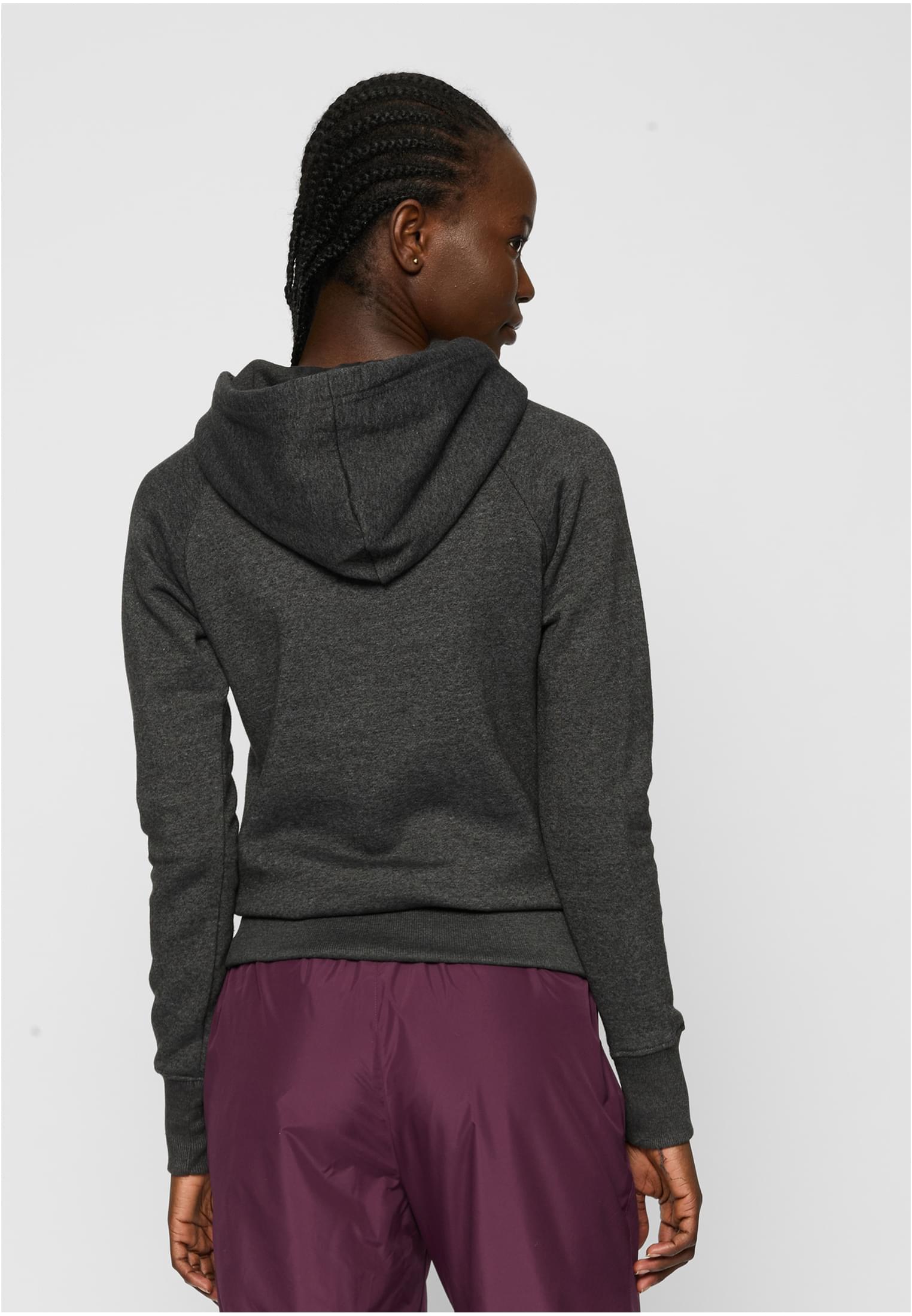 Damen Ladies Kicks Love EMB Hoody grey XS - workoutbrands.com