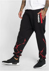 Dangerous DNGRS Comb Sweatpants zwart/rood XXL