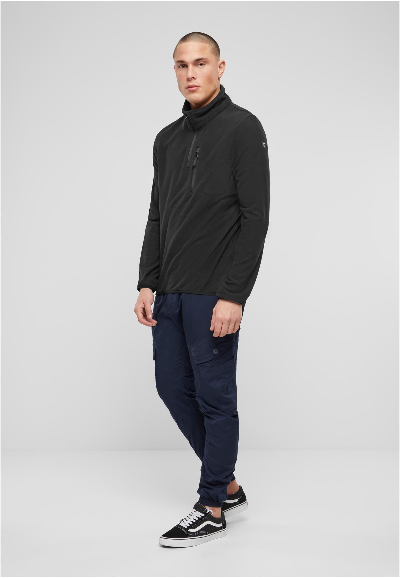 Fleece Troyer camel 7XL - workoutbrands.com