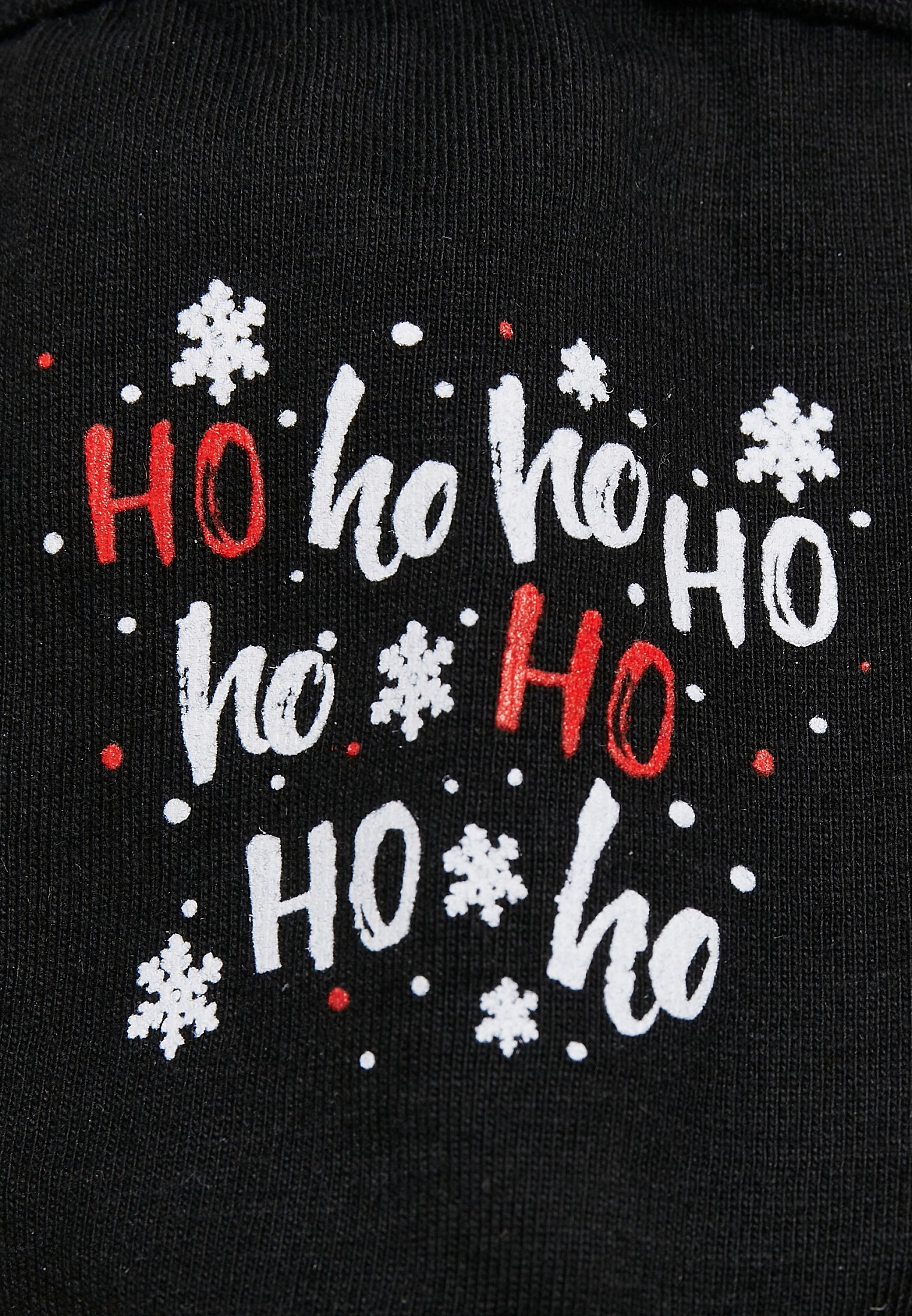 Ho Ho Ho Face Mask black one size - workoutbrands.com