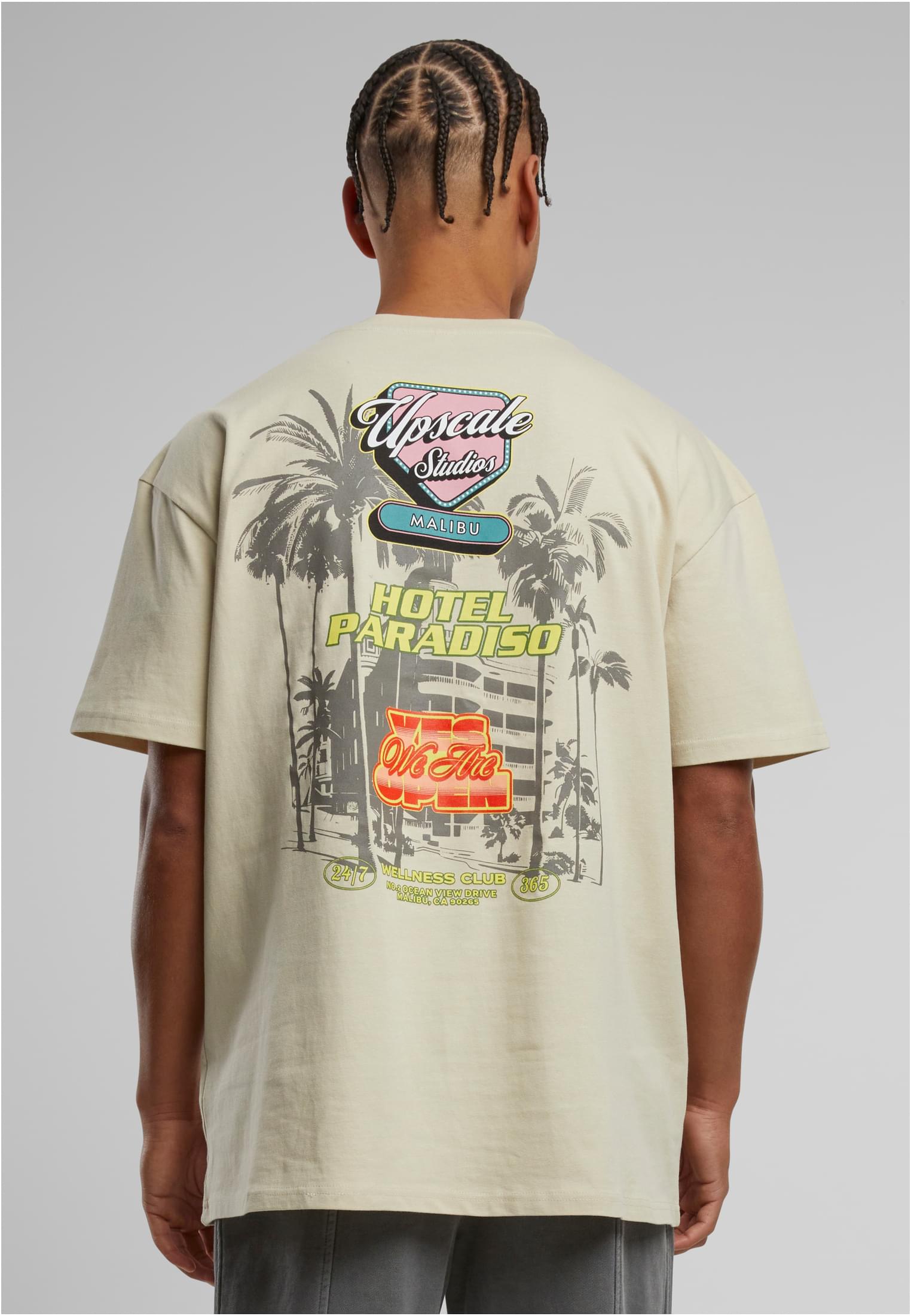 Hotel Paradiso Heavy Oversize Tee hibiskus pink XXL - workoutbrands.com
