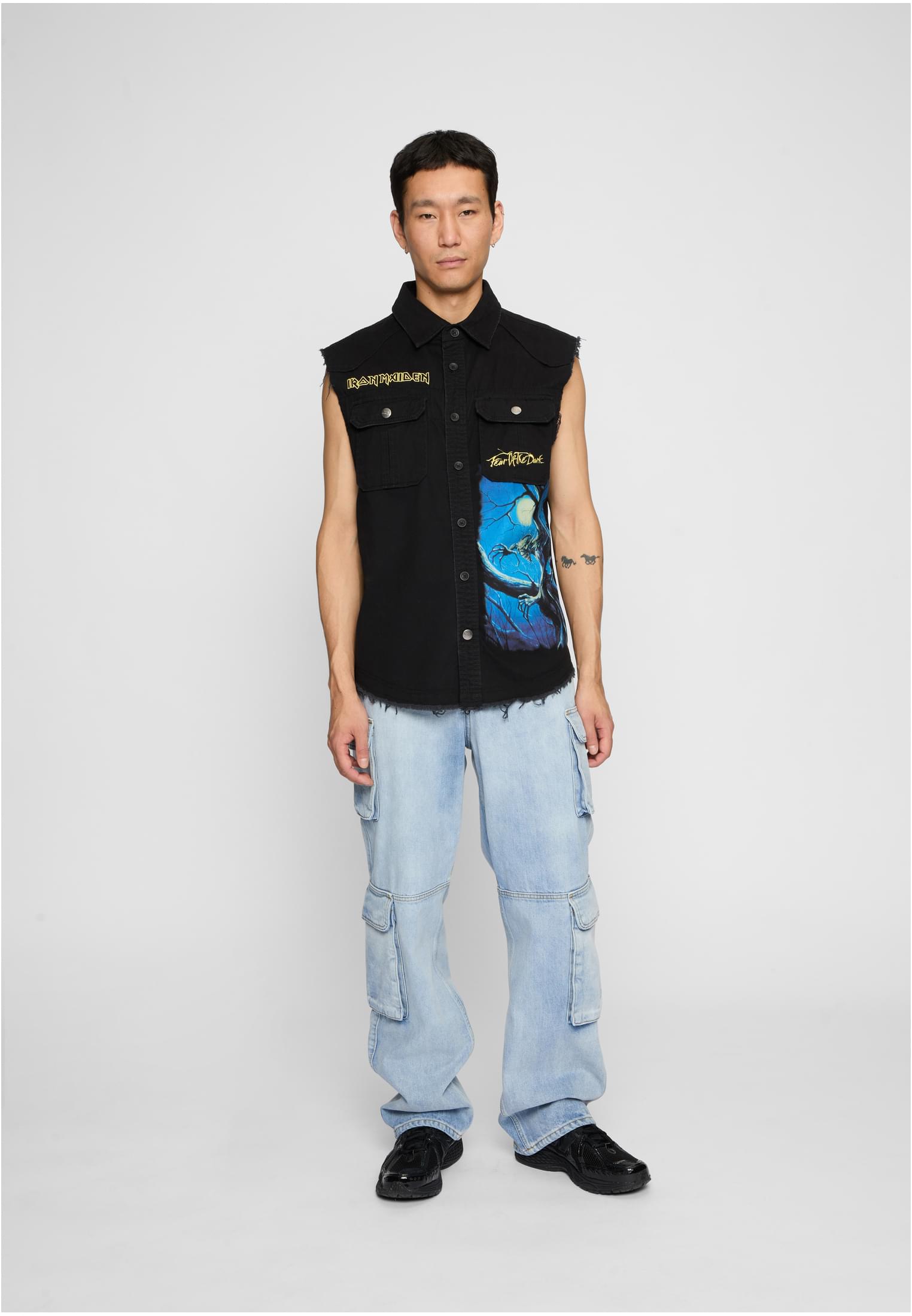 Iron Maiden Vintage Shirt sleeveless FOTD black 7XL - workoutbrands.com