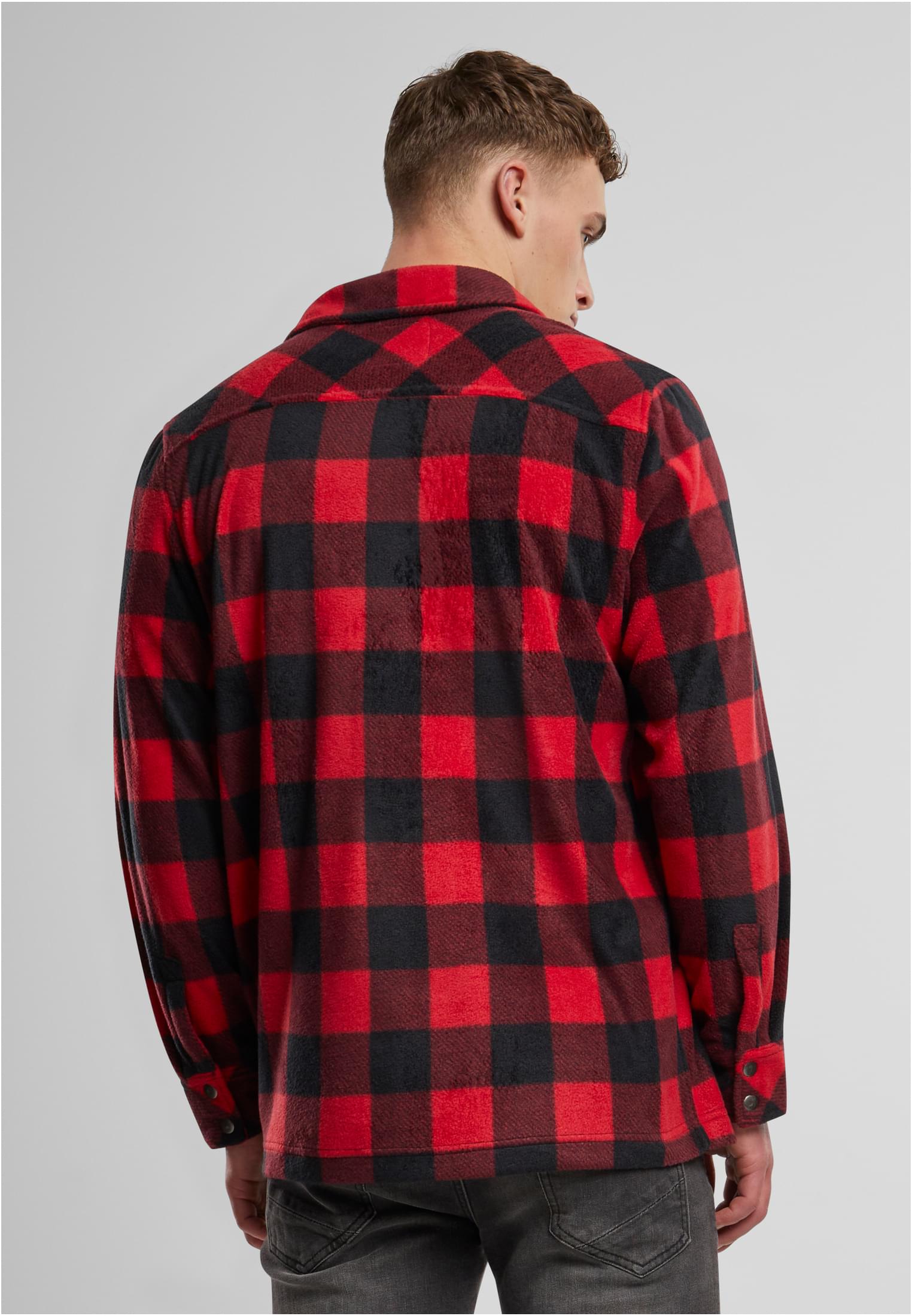 Jeff Fleece Shirt Long Sleeve black/grey XXL - workoutbrands.com