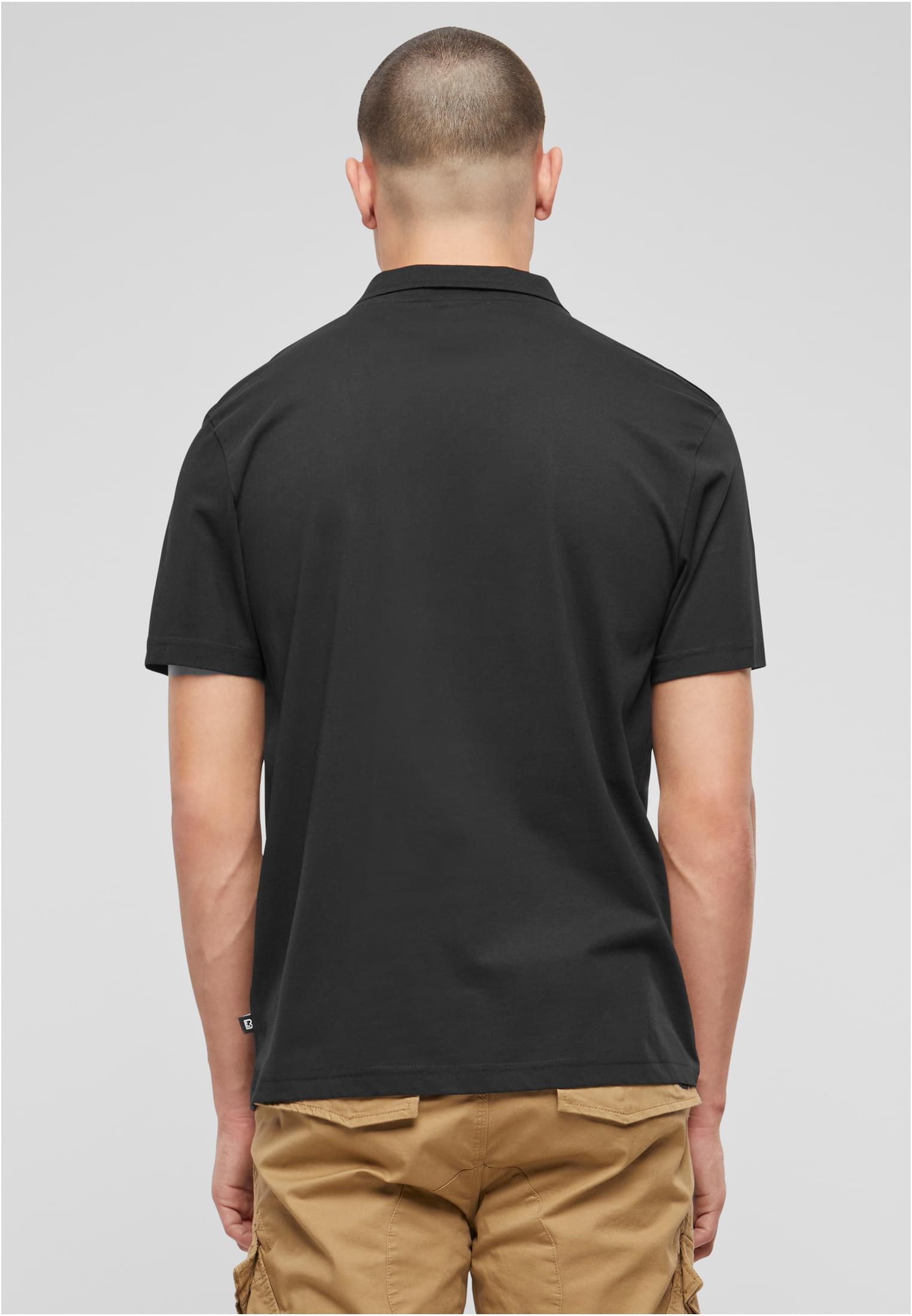 Jersey Poloshirt Jon halfsleeve black 7XL - workoutbrands.com