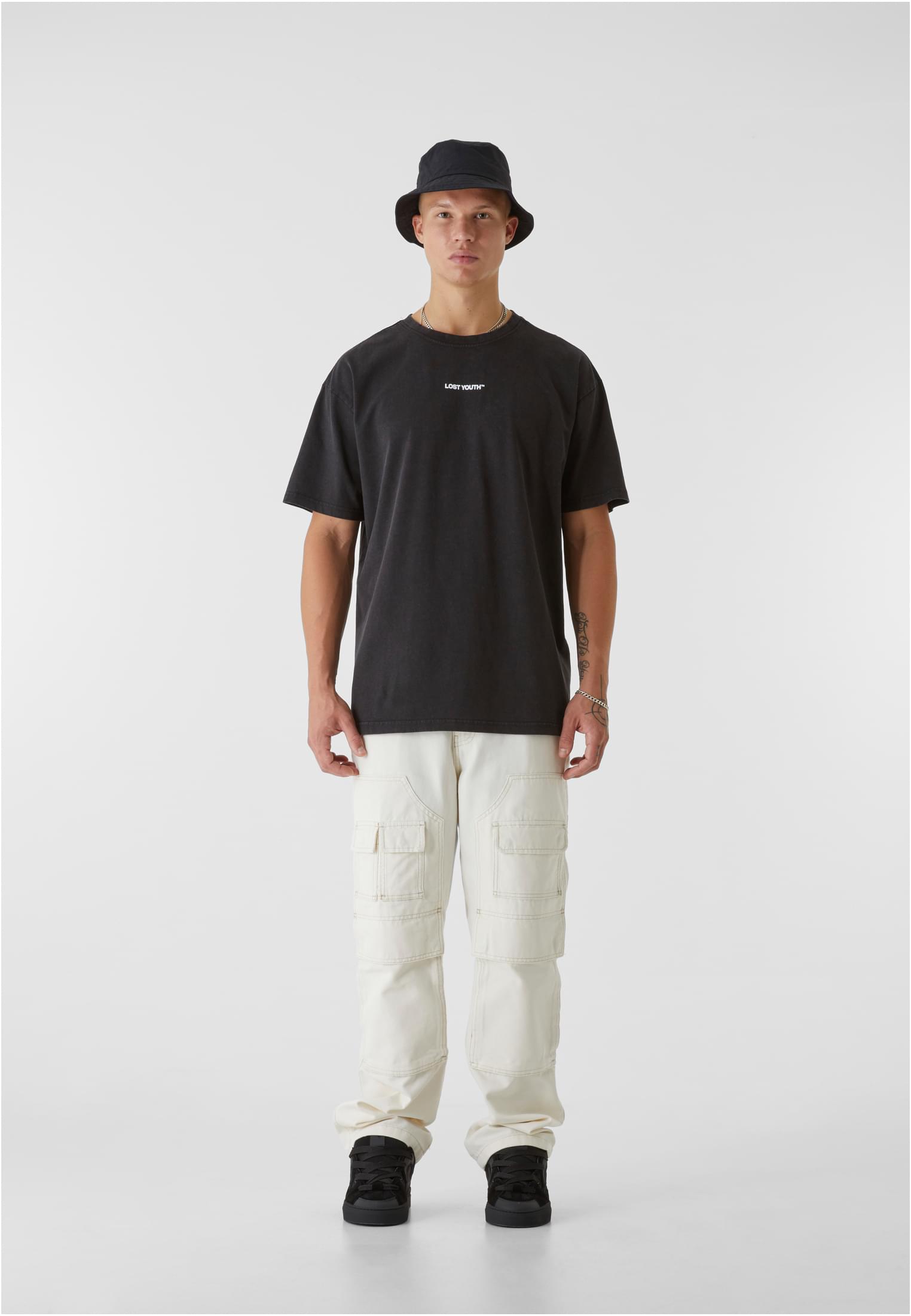 LY ACID WASHED TEE SKATE