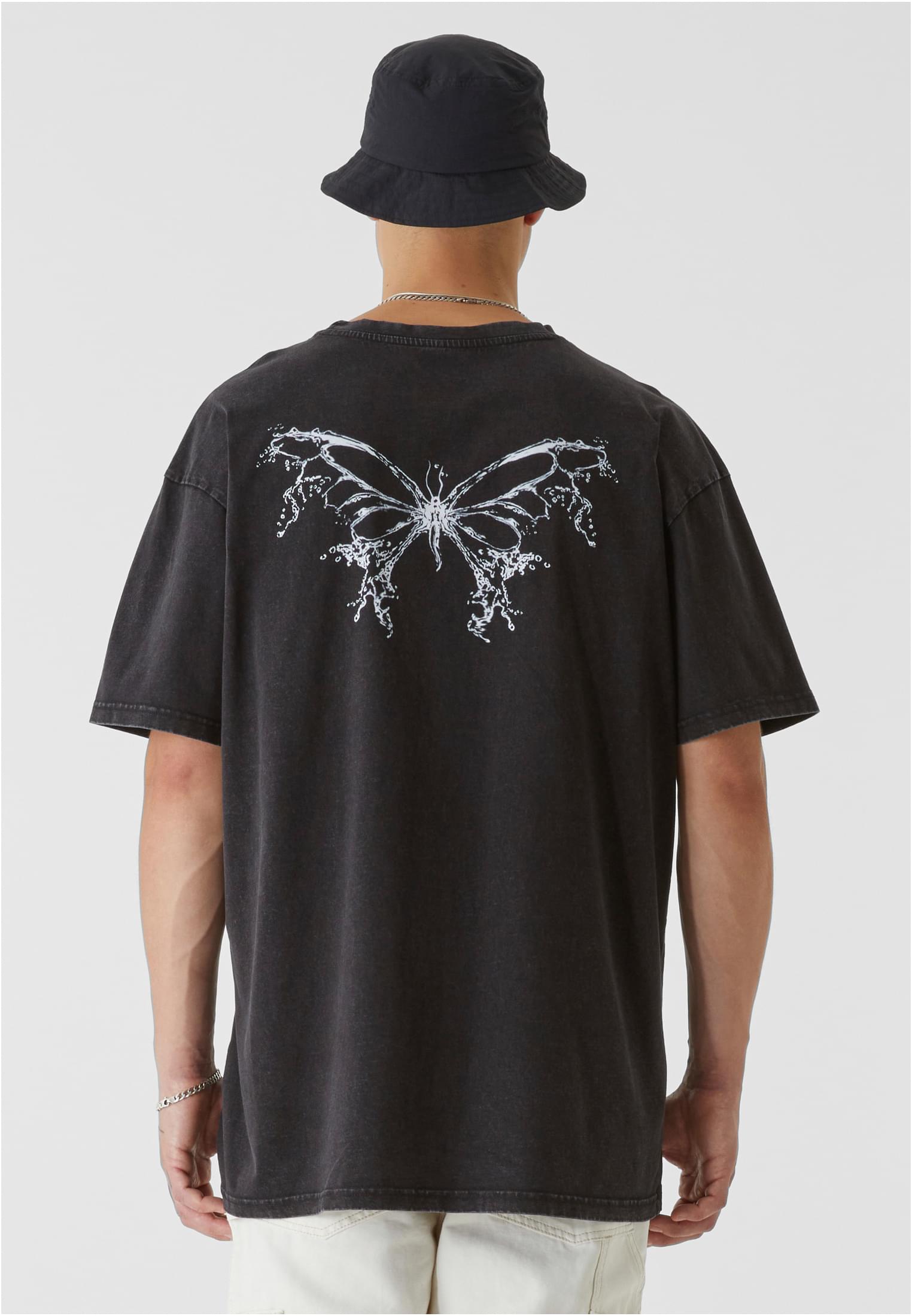 LY Acid Washed Tee Butterfly V.3