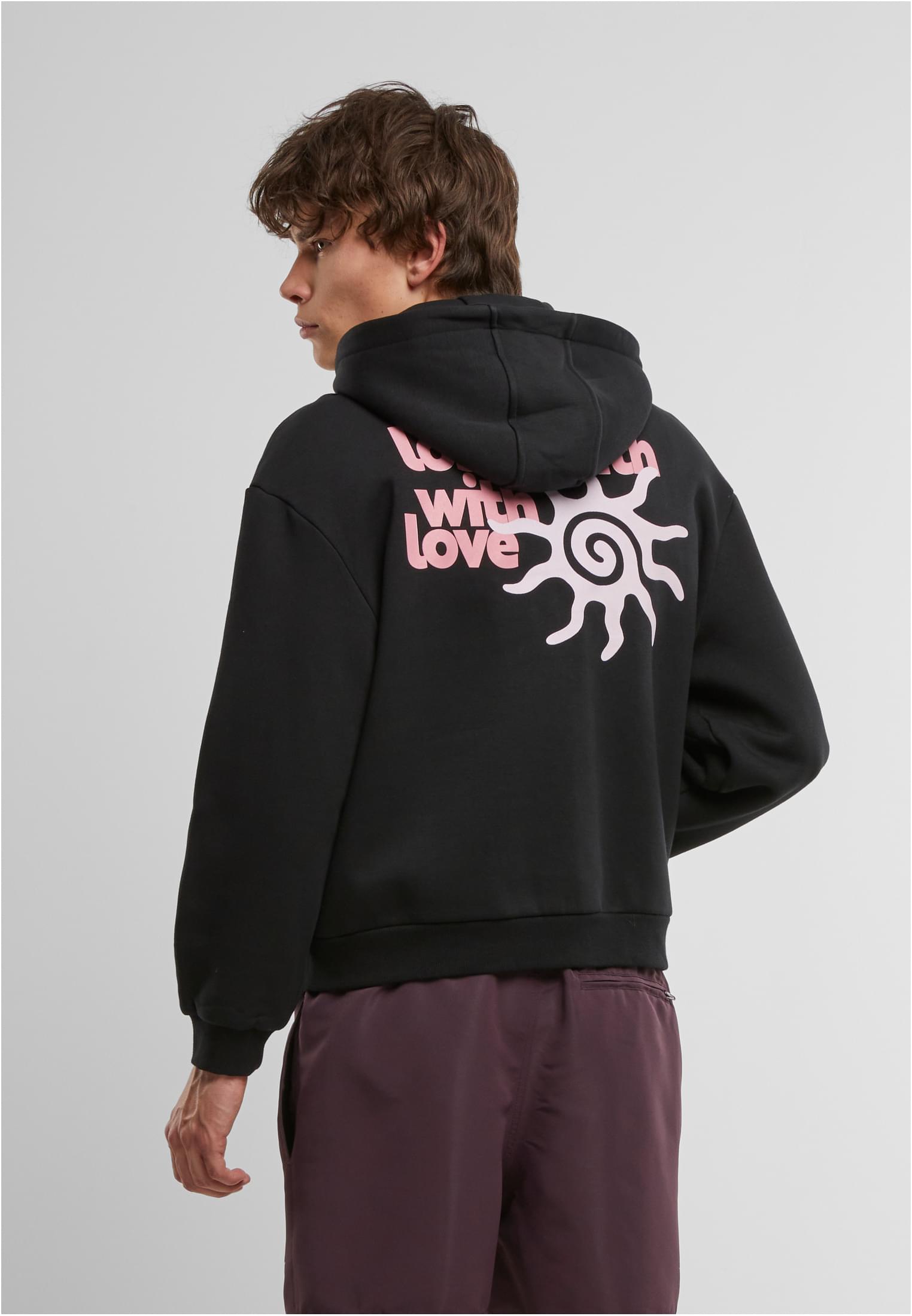 LY Oversized Zip Hoodie With Love