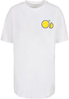 Ladies Lemon Party Oversized Tee hvid XXL
