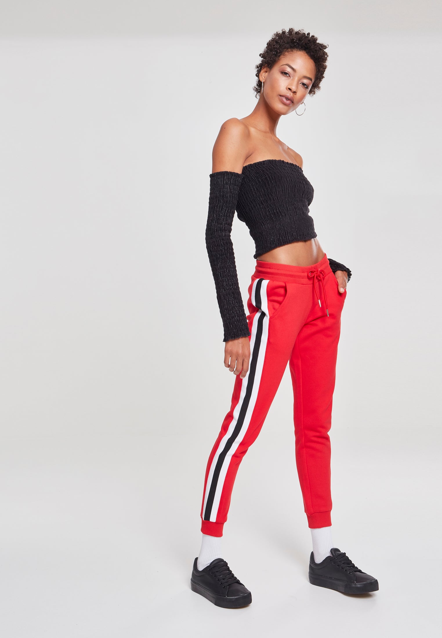 Ladies Velvet Cold Shoulder Smoke L/S black XXL FINNS EJ I SHEETET / .DE - workoutbrands.com