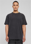 MC Love Yourself First - Maglietta oversize pesante con lavaggio acido