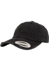 Gorra de perfil bajo con visera ajustable, talla única