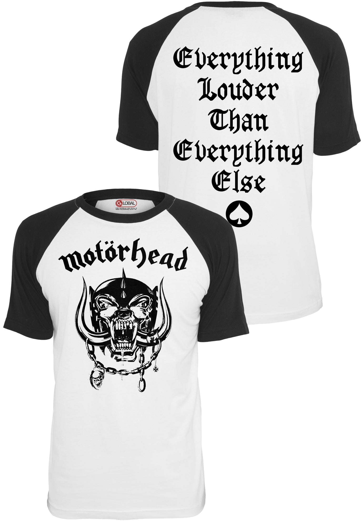 MC Motörhead Everything Louder Raglan Tee