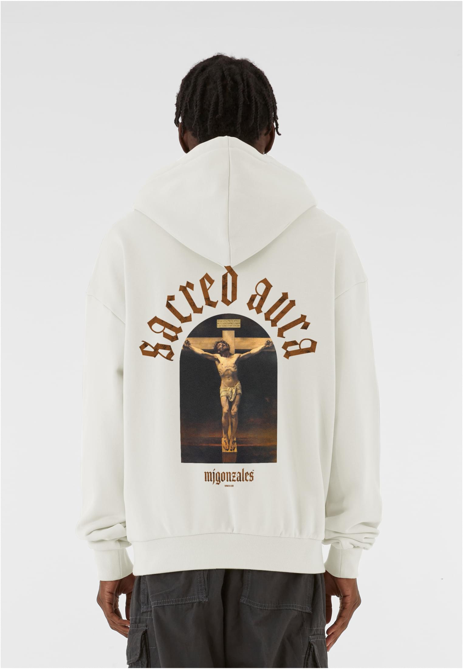 MJG SACRED AURA x MJG HEAVY OVERSIZED HOODY